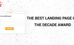 The Best Landing Page of the Decade Award